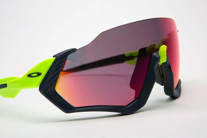 Oakley Flight Jacket, Matte Navy/ Retina Burn Prizm trail Torch