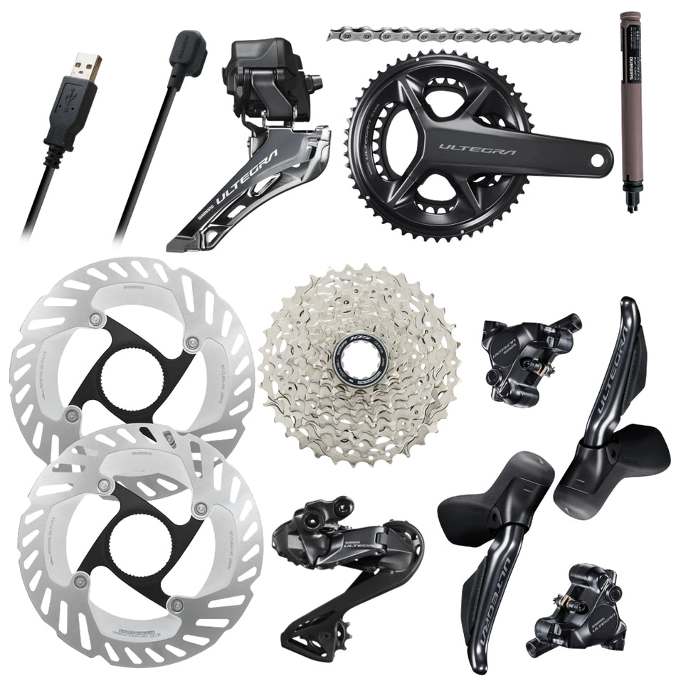 Shimano Ultegra R8170 Di2 Disc Groupset | 165mm | 11-34t |52-36t
