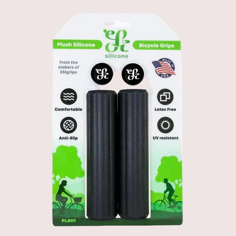 ESI Plush Silicone Grips - black