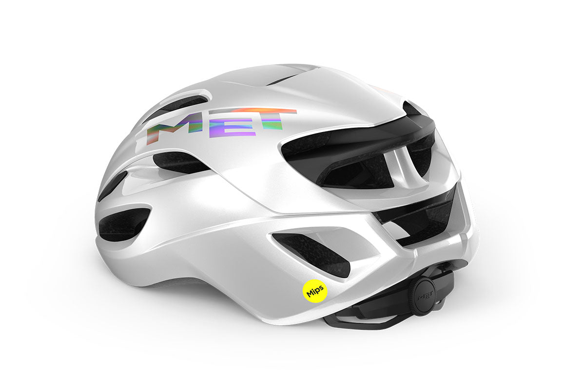 MET Rivale MIPS White Holographic
