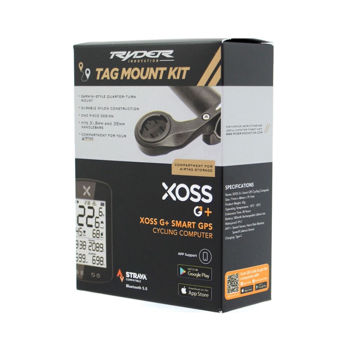 XOSS G+ Smart GPS Cycling Computer - with Ryder Tag Mount