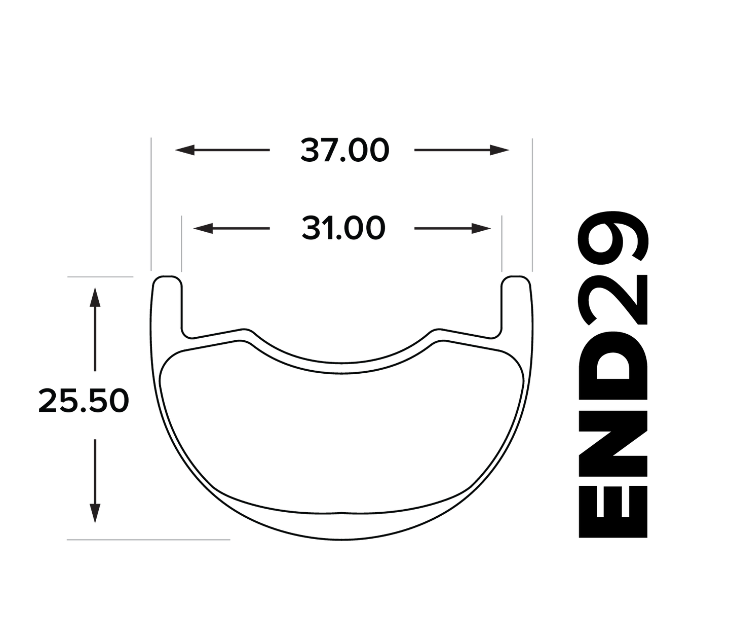 South Industries END Carbon Rim