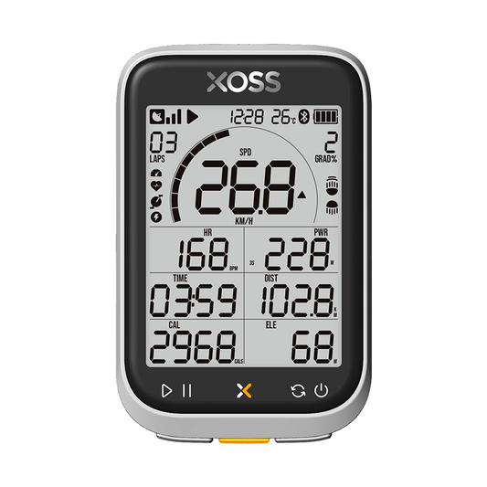 Xoss G+ Gen 3 GPS Cycling Computer - with Ryder Tag Mount