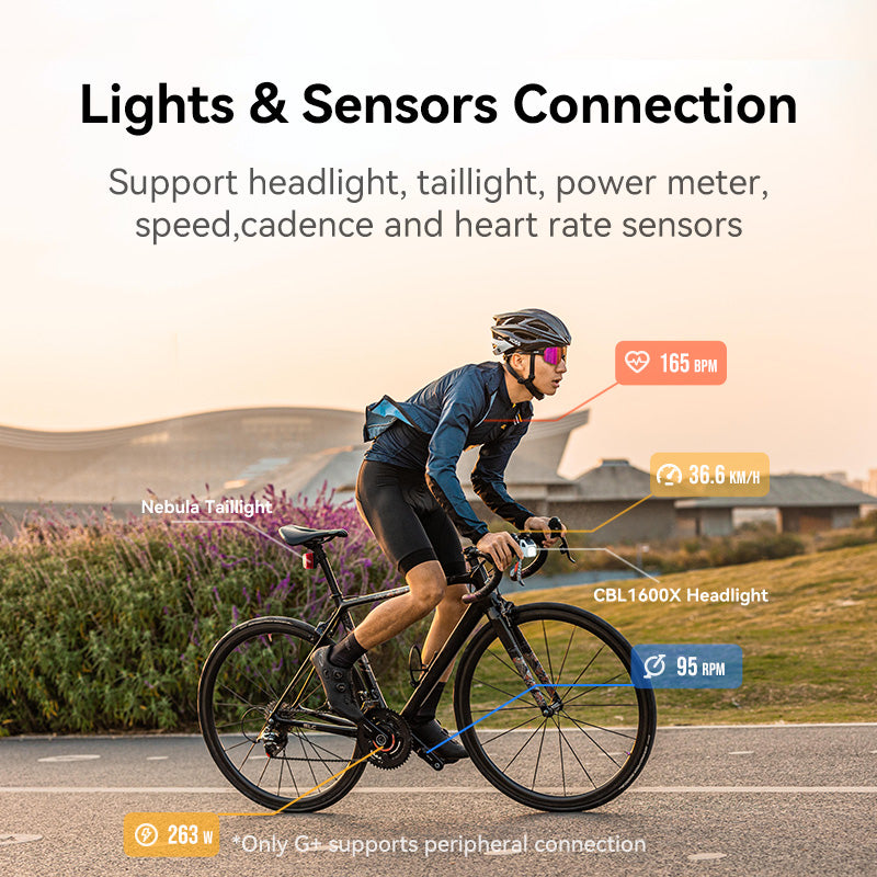 Xoss G+ Gen 3 GPS Cycling Computer - with Ryder Tag Mount