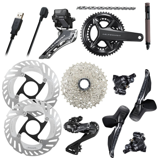 Shimano Ultegra R8170 Di2 Disc Groupset | 165mm | 11-34t |52-36t