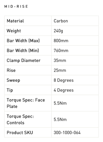 ENVE M7 Carbon MTB Handlebar (35mm)