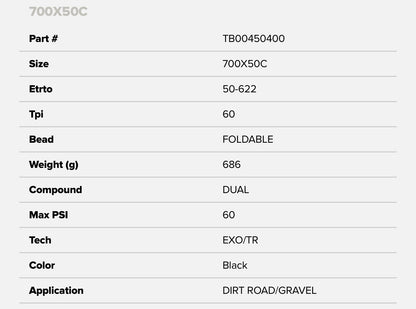 Maxxis Ravager Gravel Tyre (700x50c)