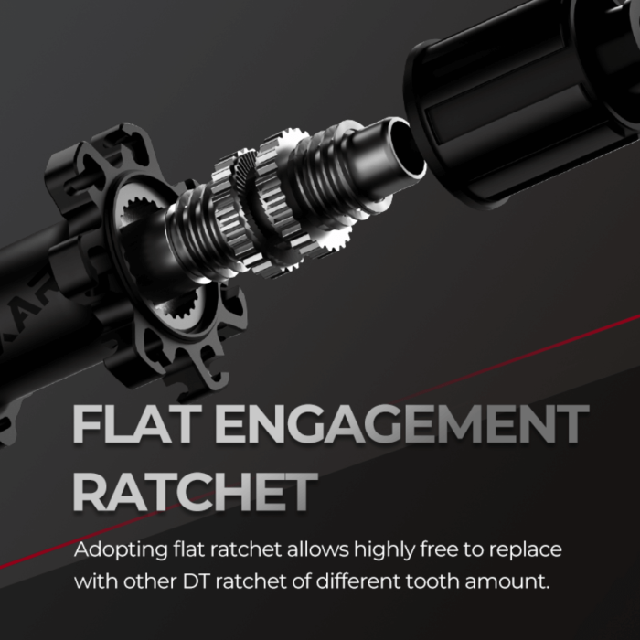 Magene EXAR DB508 UltraDark Carbon Road Wheelset