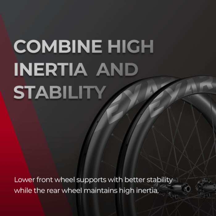 Magene EXAR DB508 UltraDark Carbon Road Wheelset