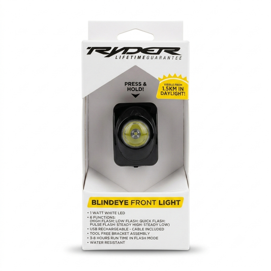 Ryder Blindeye Front Light - rechargeable