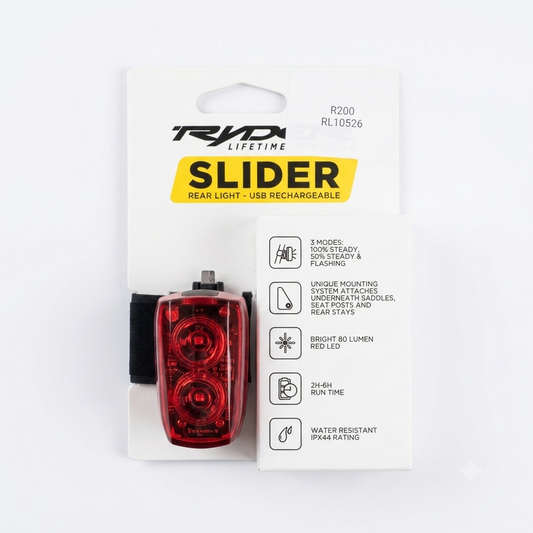 Ryder Slider Rear Light - rechargeable