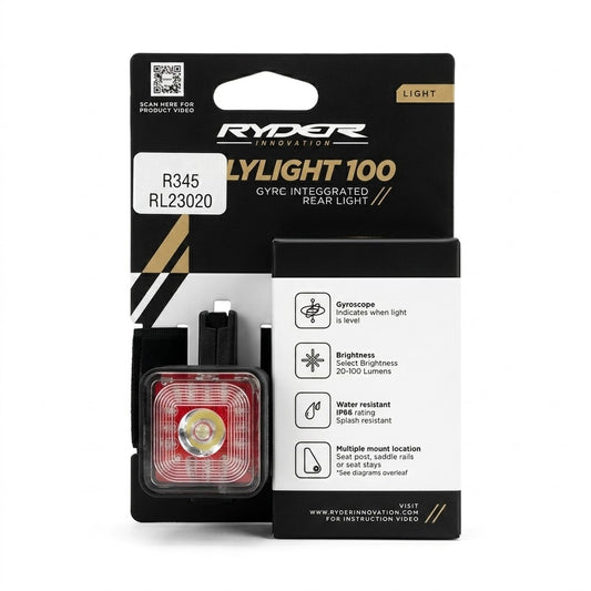 Ryder Levelight 100 Rear Light - rechargeable