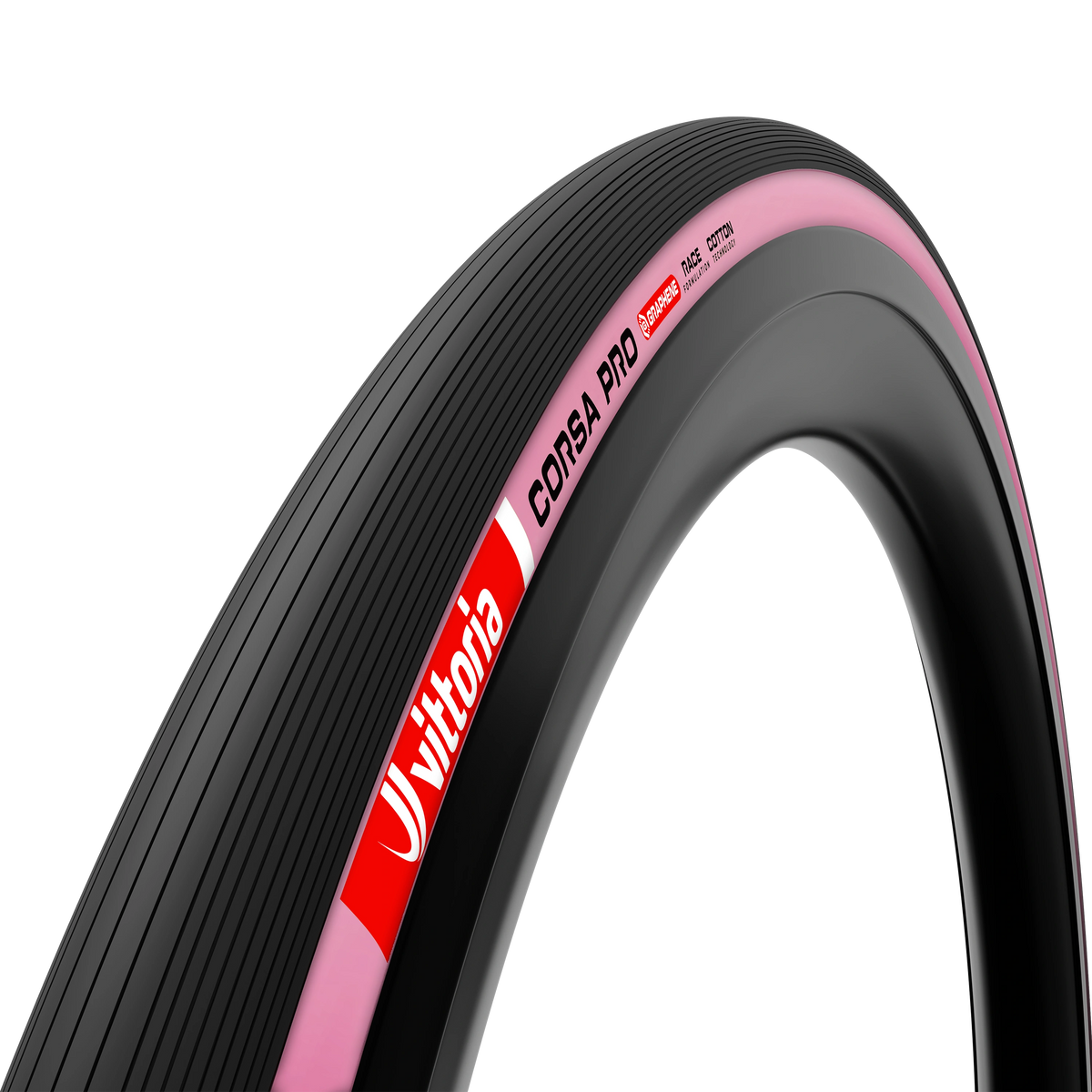 Vittoria Corsa Pro TLR Road Tyres - PINK