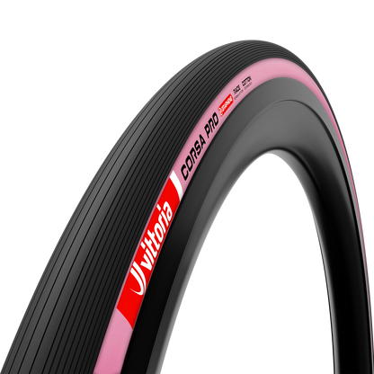 Vittoria Corsa Pro TLR Road Tyres - PINK