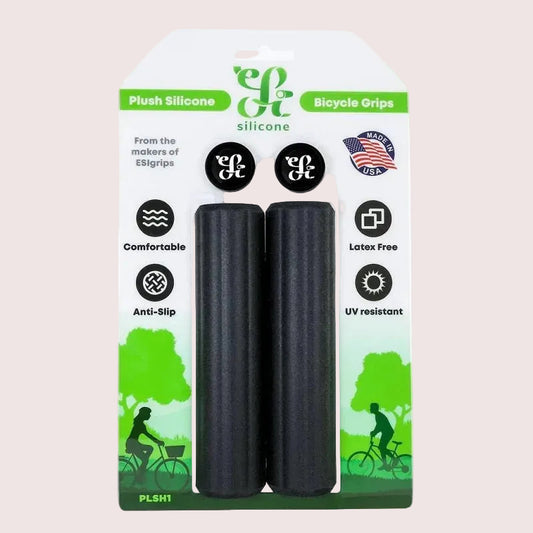 ESI Plush Silicone Grips - black