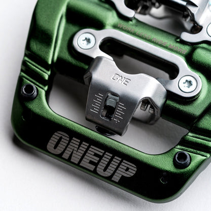 OneUp Alloy Clip Pedal (Dark Green)