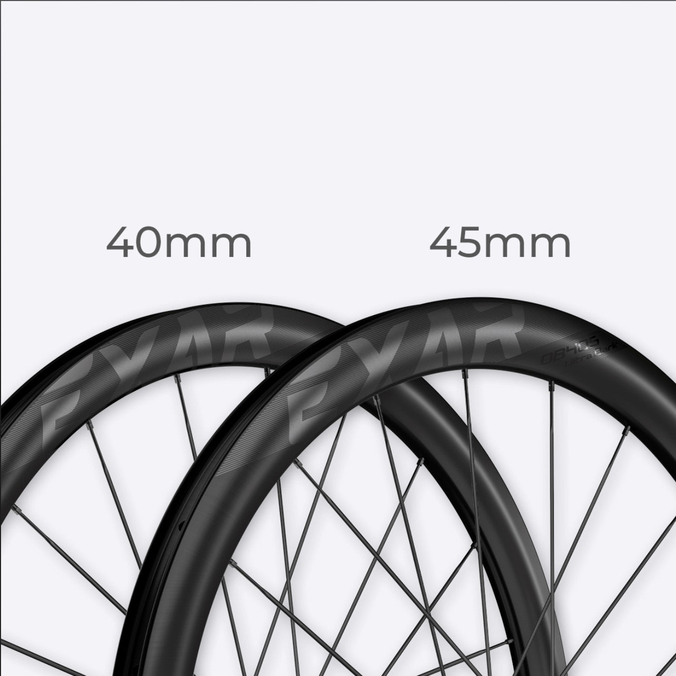 Magene EXAR Carbon Disc 405 UltraDark Wheelset