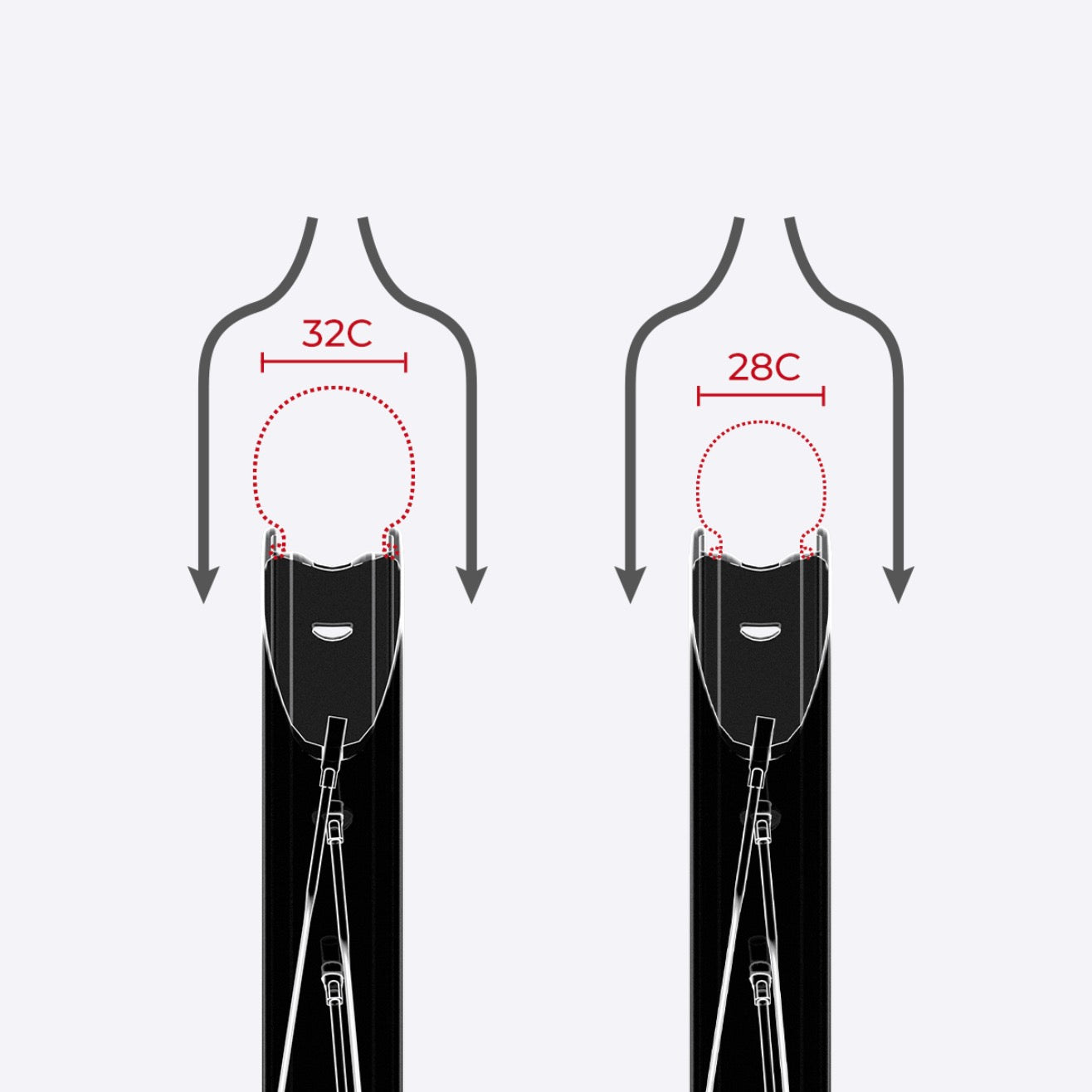 Magene EXAR Carbon Disc 405 UltraDark Wheelset