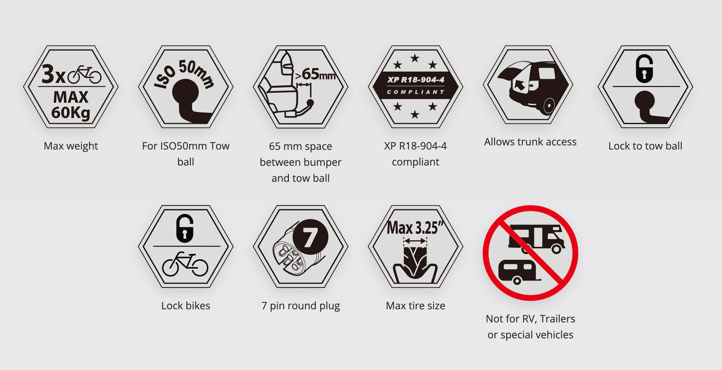 Buzzrack BuzzRacer 3 bike Platform Rack
