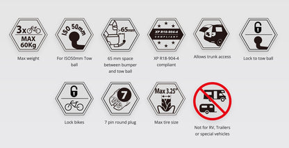 Buzzrack BuzzRacer 3 bike Platform Rack