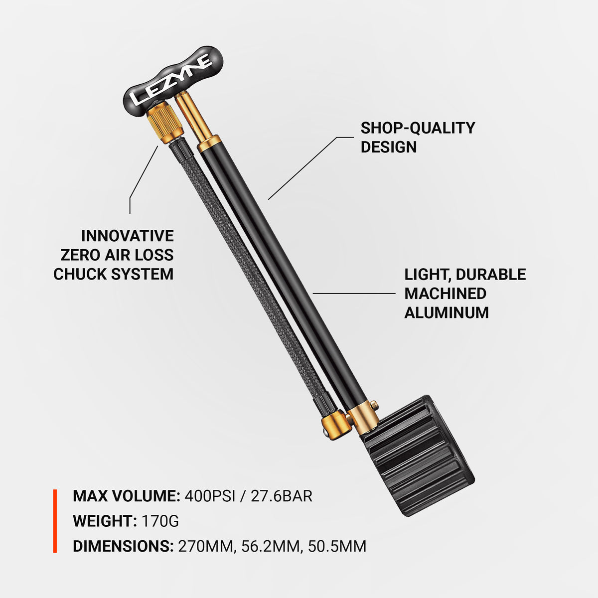 Lezyne Shock Drive Shock Pump