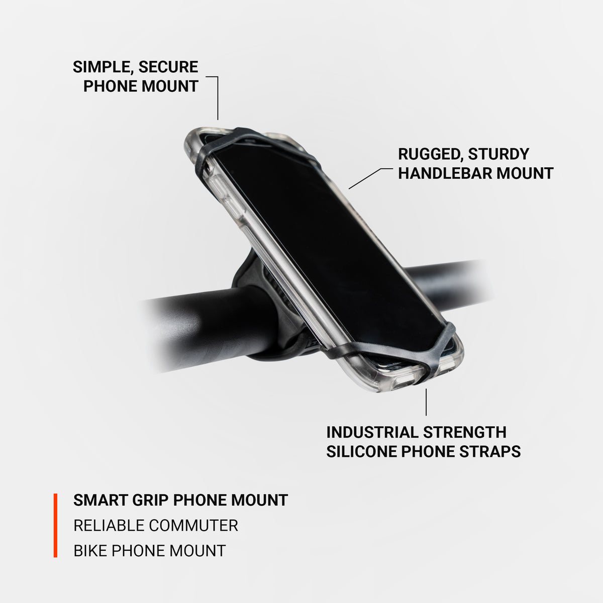Lezyne Smart Grip Phone Holder - handlebar mount
