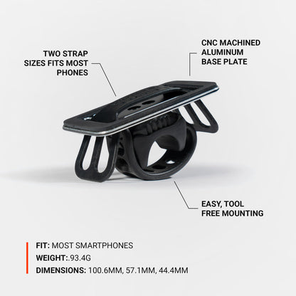 Lezyne Smart Grip Phone Holder - handlebar mount