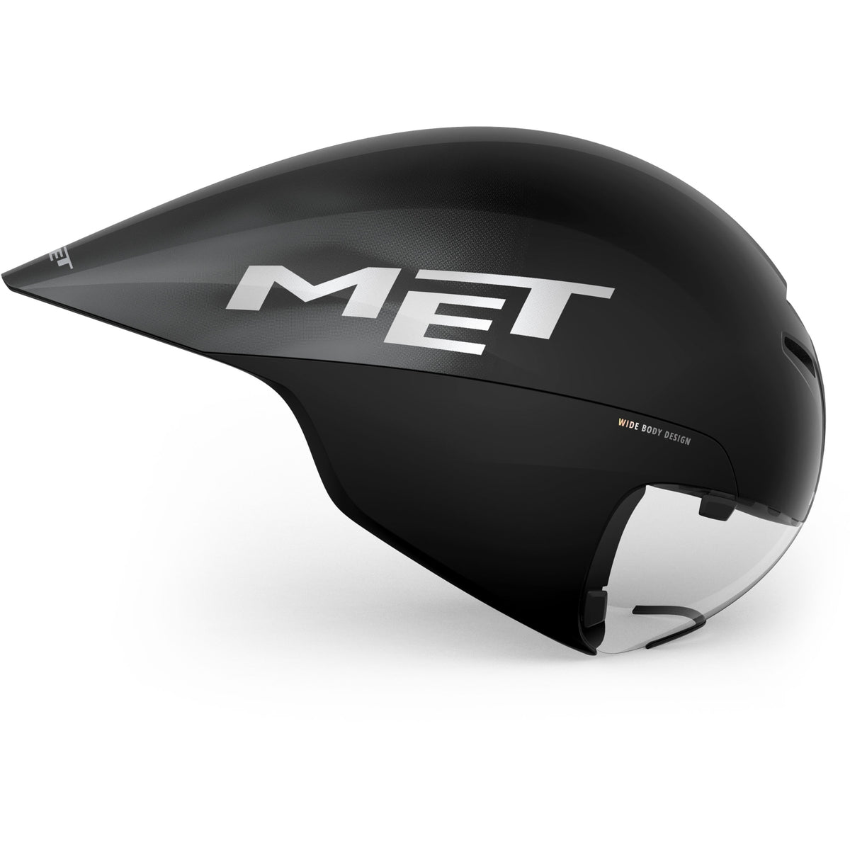 MET Drone Wide Body ii TT Helmet - Black