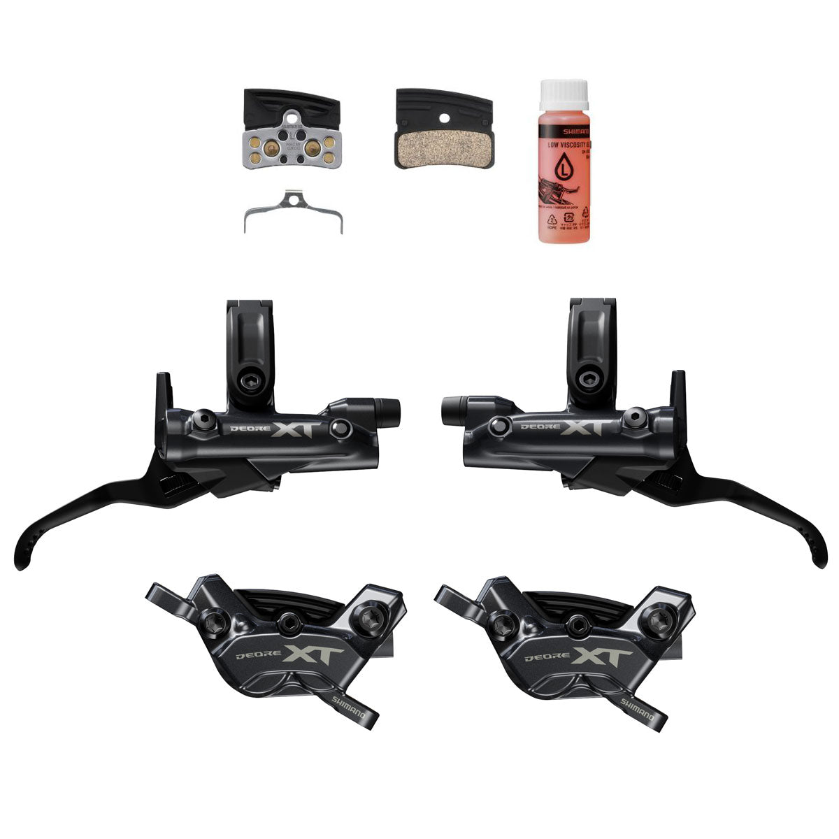 Shimano XT M8220 Trail 4 piston Brakeset